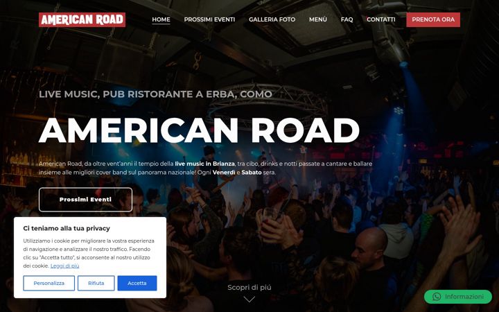 Screenshot of americanroad.it