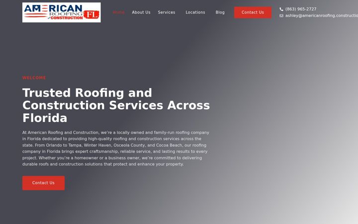 Screenshot di americanroofing.construction