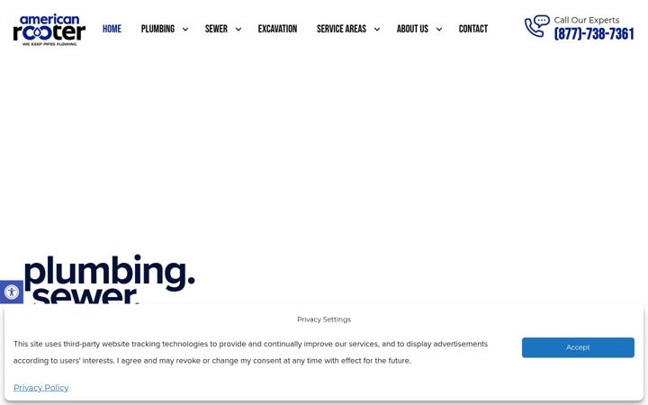 Screenshot di americanrooterpa.com