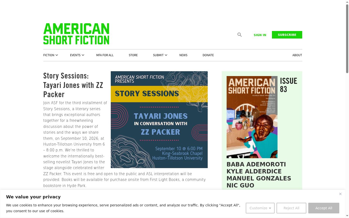 Screenshot tal-banner tal-kunsens muri qabel kwalunkwe interazzjoni