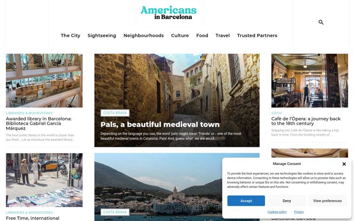 Screenshot di americansinbarcelona.com