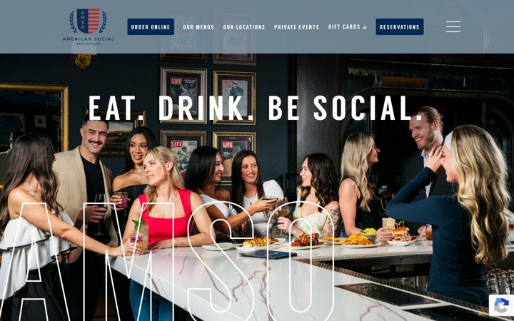 Screenshot of americansocialbar.com