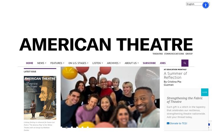 Screenshot of americantheatre.org