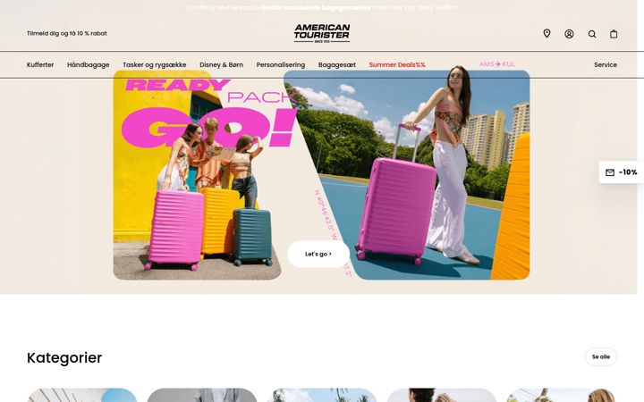 Screenshot of americantourister.com