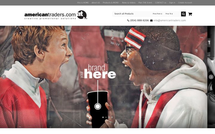 Screenshot of americantraders.com