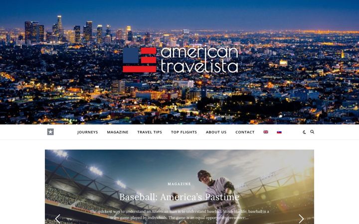 Screenshot of americantravelista.com