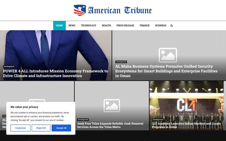 Screenshot of americantribune.co