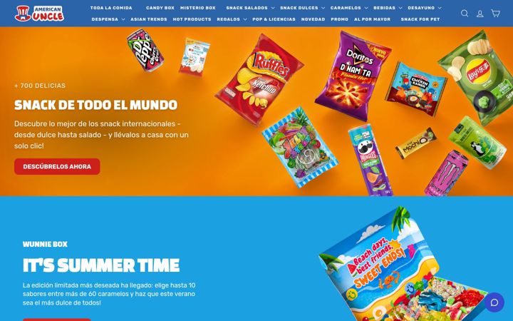 Screenshot of americanuncle.es