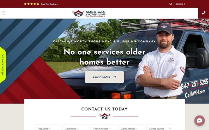 Screenshot of americanvintagehome.com