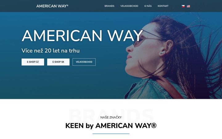 Screenshot of americanway.cz