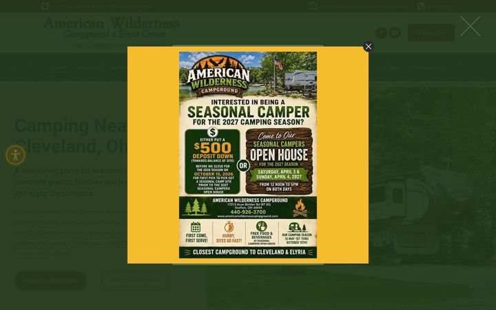 Screenshot di americanwildernesscampground.com