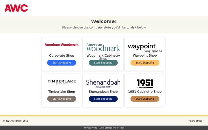 Screenshot of americanwoodmarkshop.com