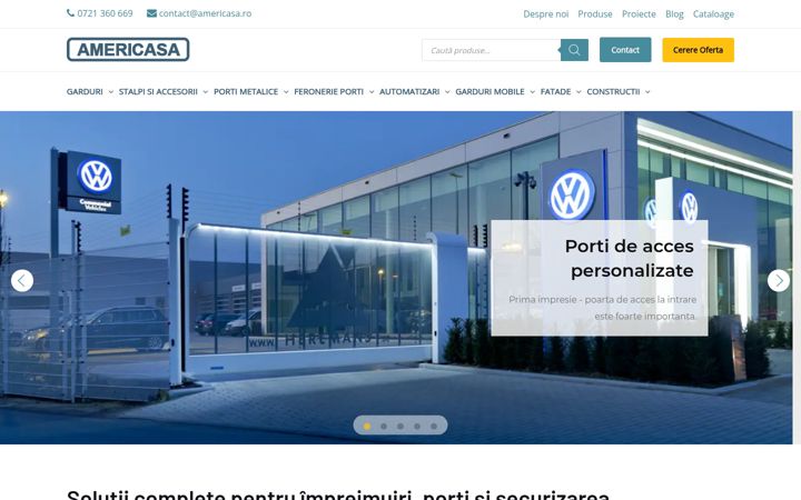 Screenshot of americasa.ro