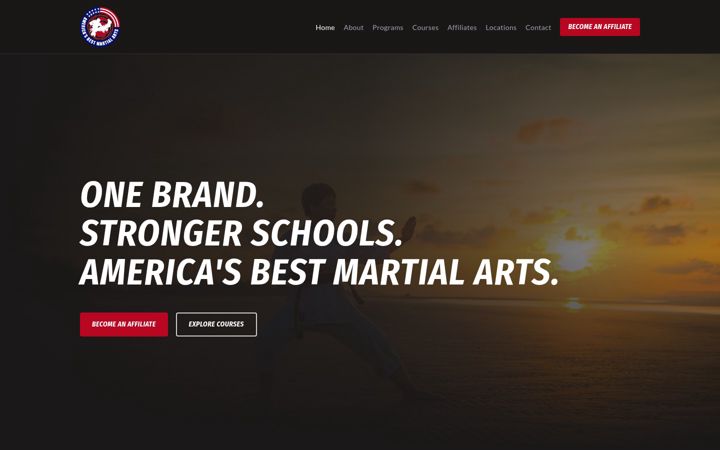Screenshot di americasbestmartialarts.com