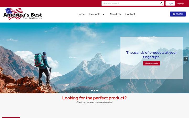 Screenshot di americasbestpromos.com