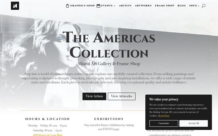 Screenshot di americascollection.com