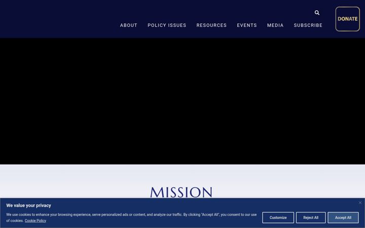 Screenshot of americasfutureaction.com