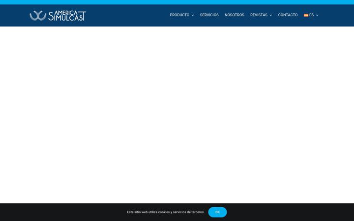 Ekraanipilt saidist americasimulcast.com