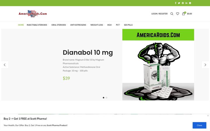 Screenshot of americasteroids.com