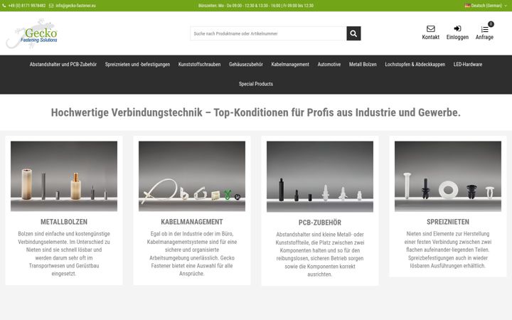 Screenshot of americom.de