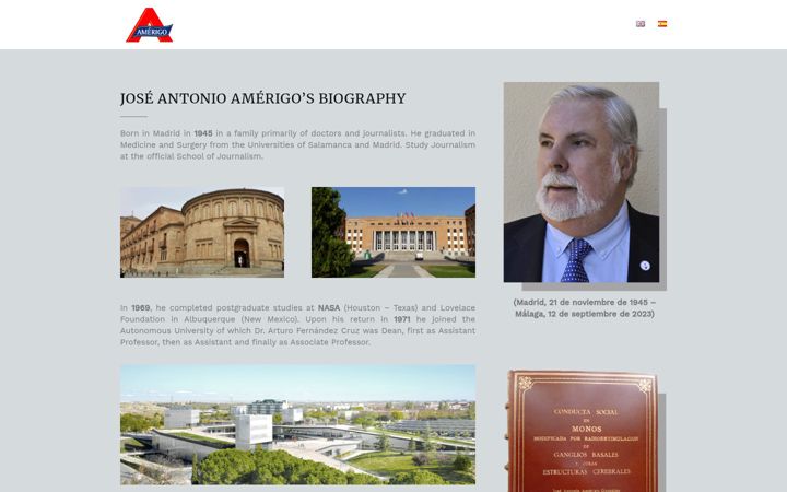 Screenshot of amerigo.org