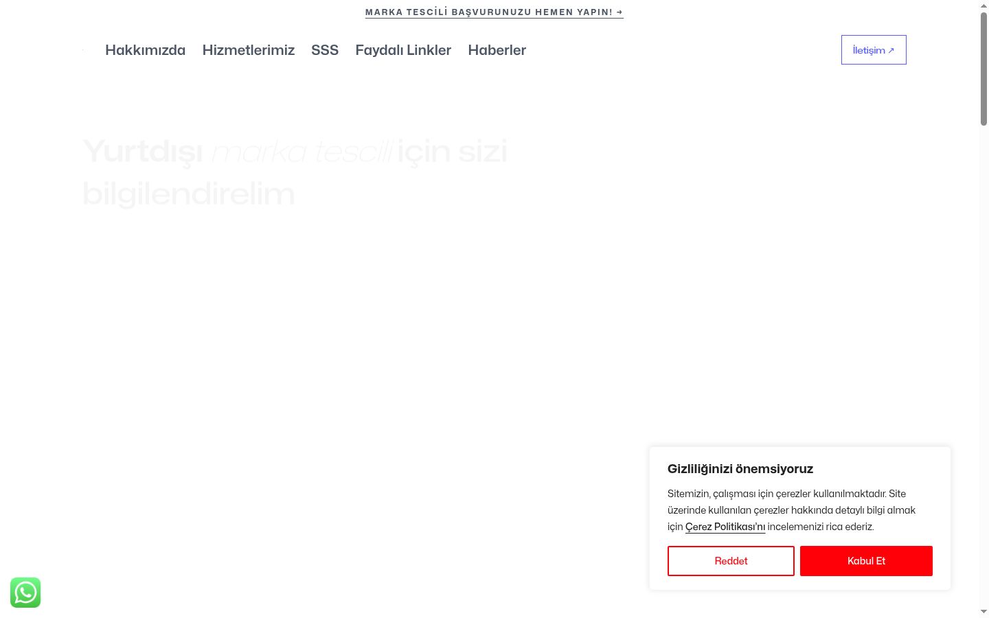 Screenshot tal-banner tal-kunsens muri qabel kwalunkwe interazzjoni
