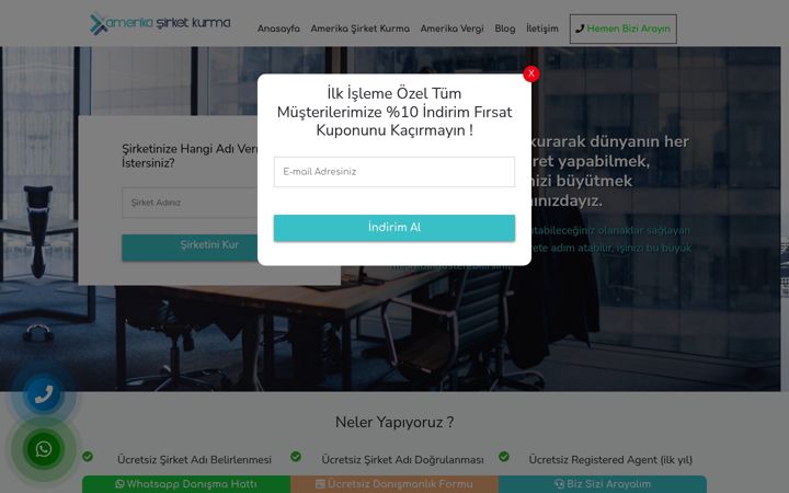 Screenshot van amerikasirketkurma.com