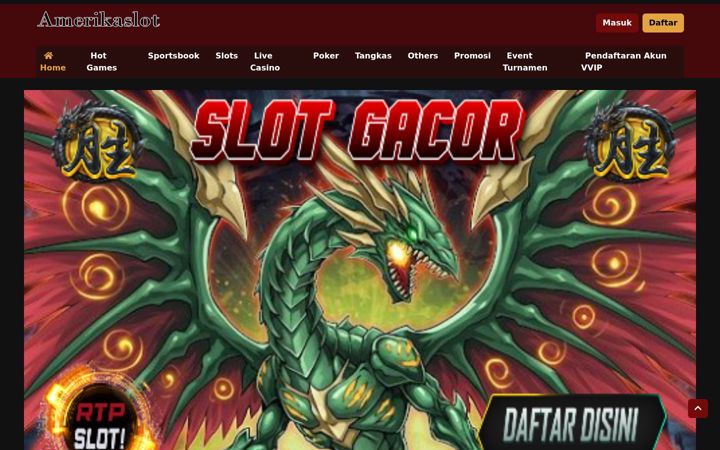 Screenshot van amerikaslot.net