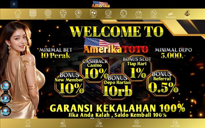Screenshot of amerikatoto-sehat.site