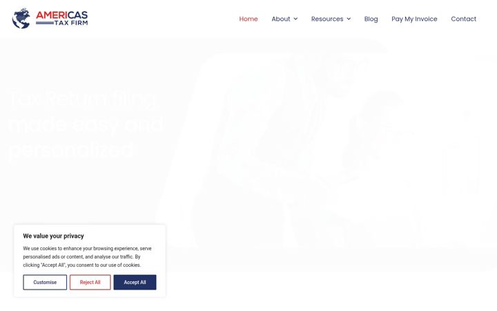 Képernyőkép: ameritaxfirm.com