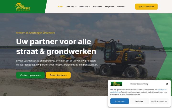 Posnetek zaslona amerongenstraatwerk.nl