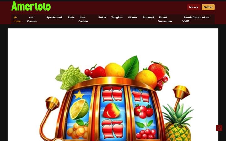 Screenshot of amertoto.net
