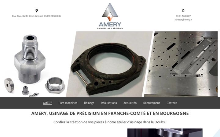 Screenshot of amery.fr