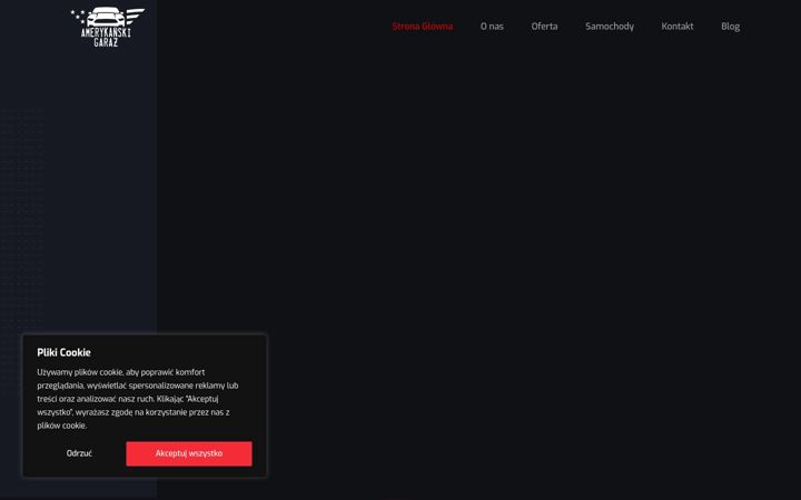 Screenshot of amerykanskigaraz.pl
