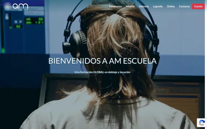 Screenshot of amescuela.es