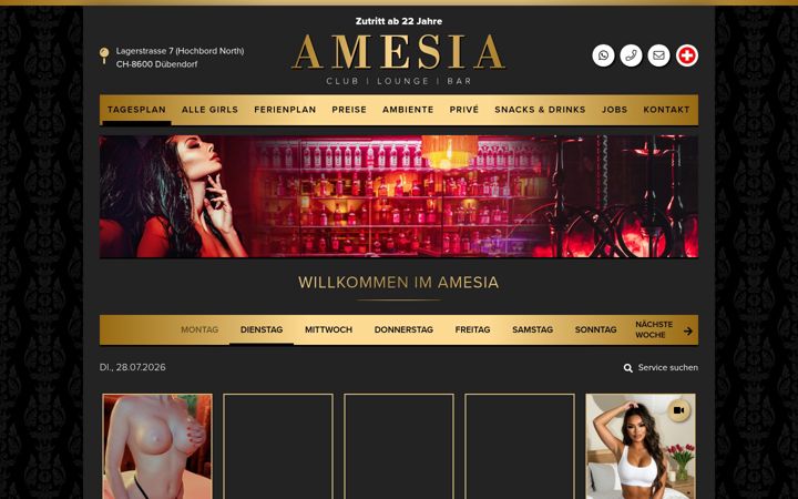 Screenshot of amesia.ch