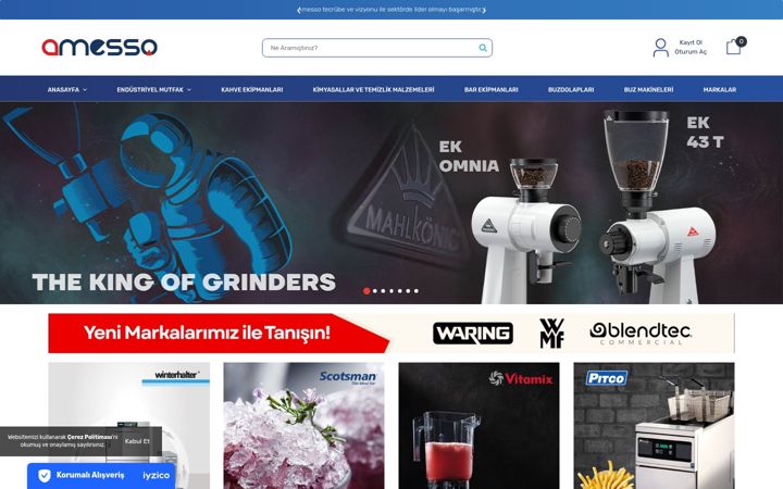 Skjermbilde av amesso.com