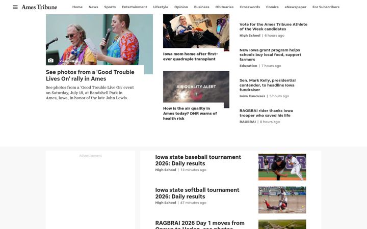 Screenshot of amestrib.com