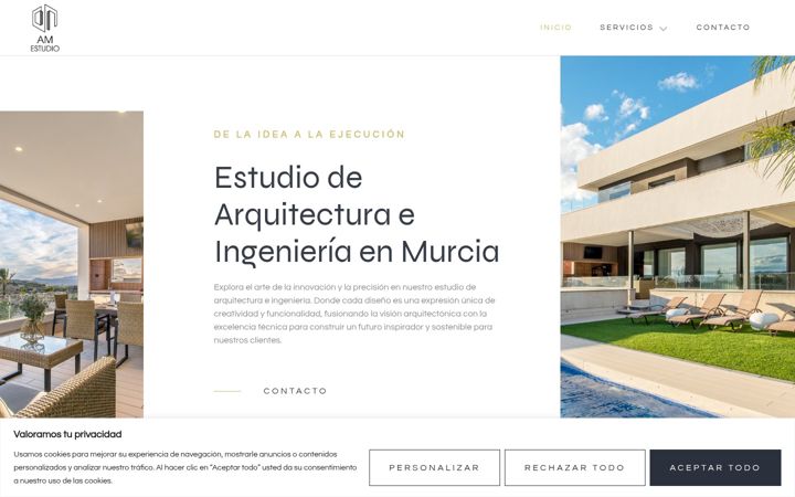 Screenshot of amestudio.es