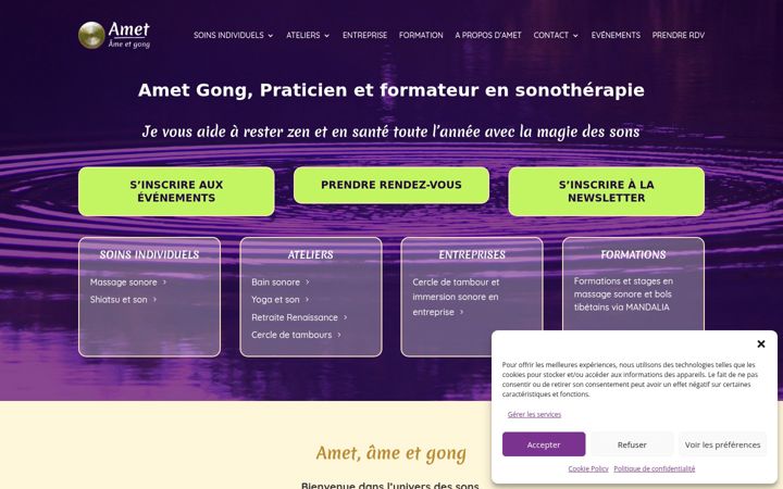 Captura de pantalla de ametgong.com