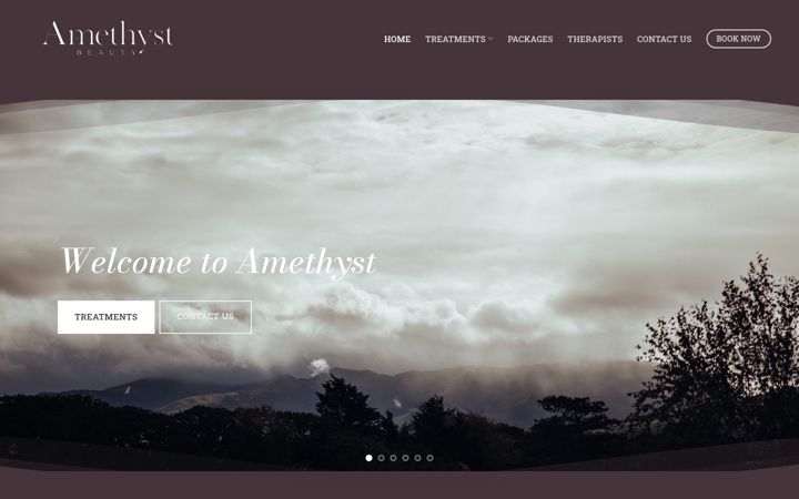 Captura de pantalla de amethysthealthandbeauty.co.uk