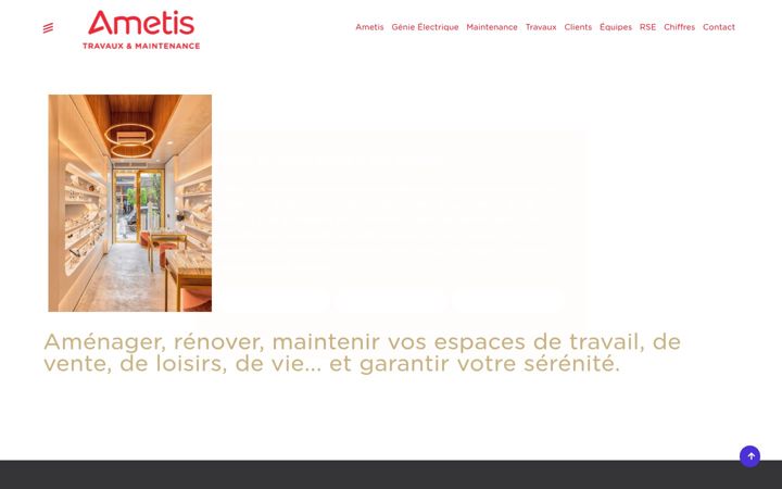 Screenshot of ametisgroupe.fr