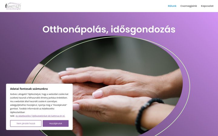 Screenshot of ametiszt-gondozoszolgalat.com