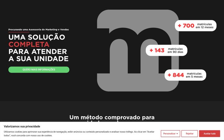 Screenshot of ametodo.com.br