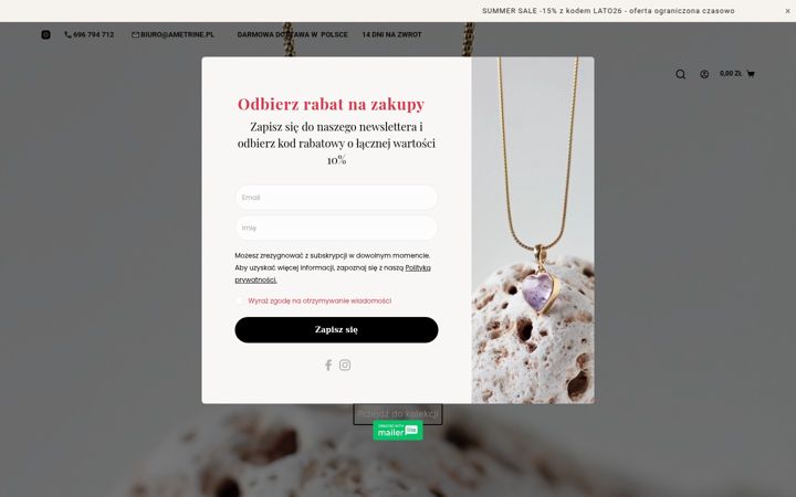 Screenshot ta' ametrine.pl