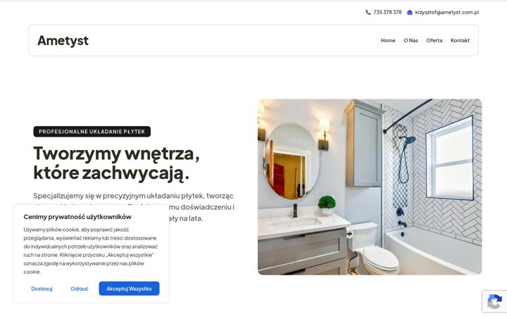 Screenshot of ametyst.com.pl