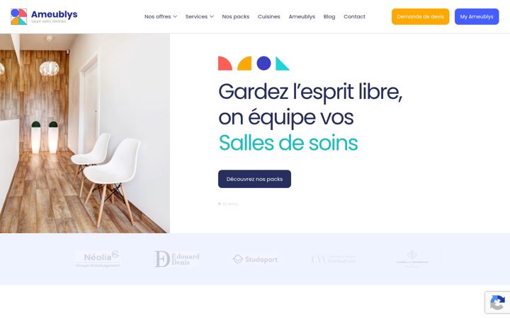 Screenshot of ameublys.fr