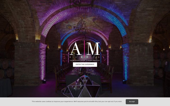 Screenshot του amevents.us