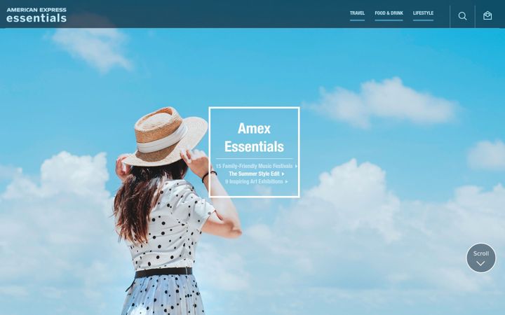 Screenshot of amexessentials.com