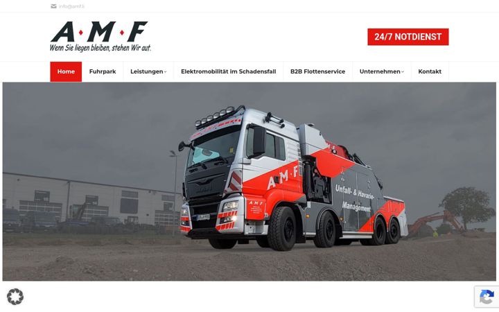 Screenshot of amf-abschleppdienst.de